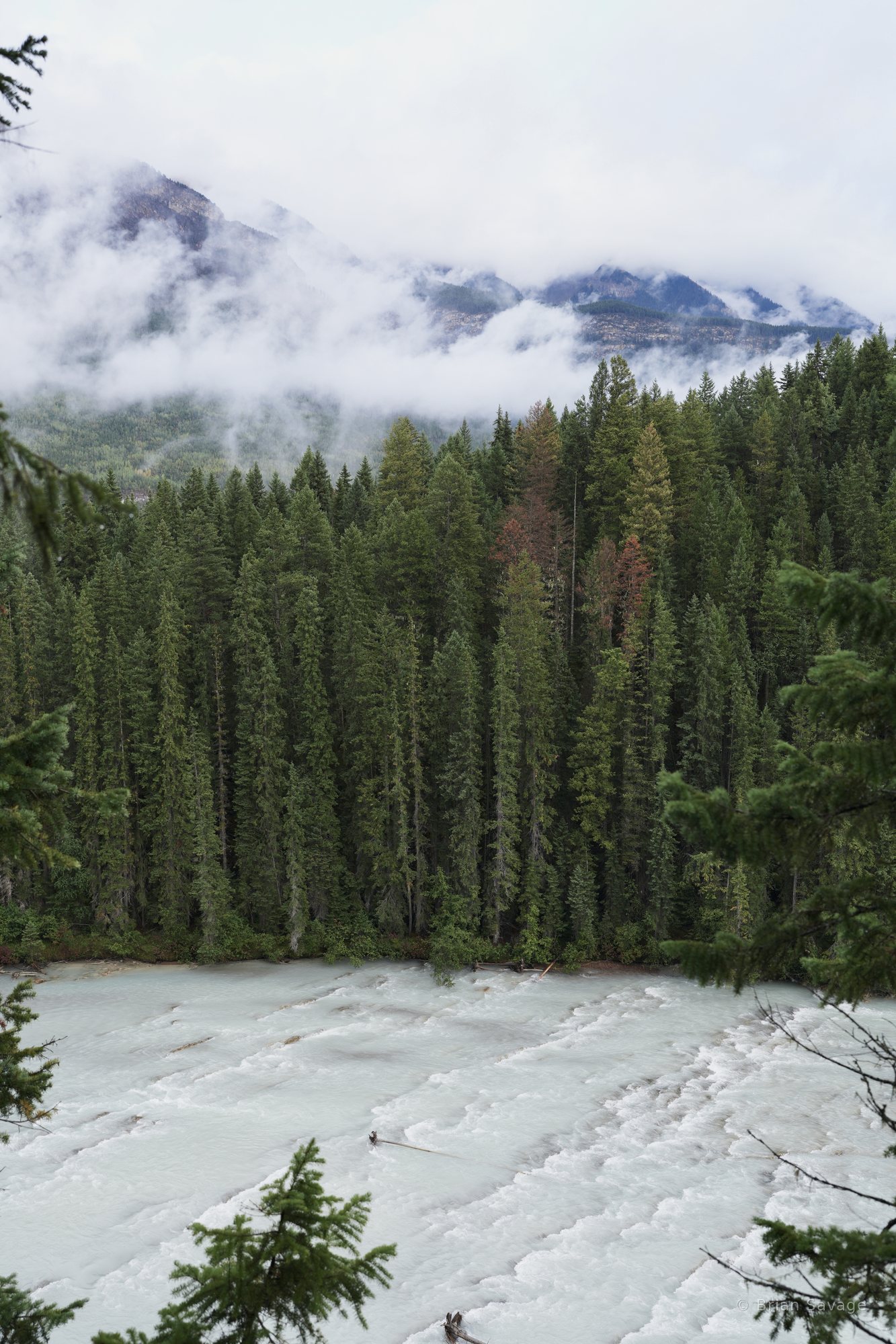 Glacier Melt, Icefields Parkway, Alberta