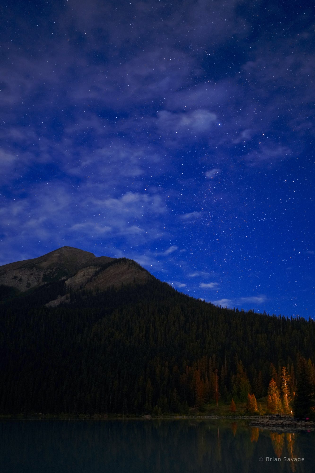 Night Over the Pass, Banff National Park