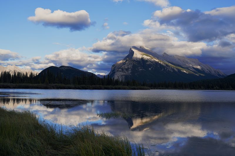 Rundle, Mirrored, Vermilion Lakes, Banff